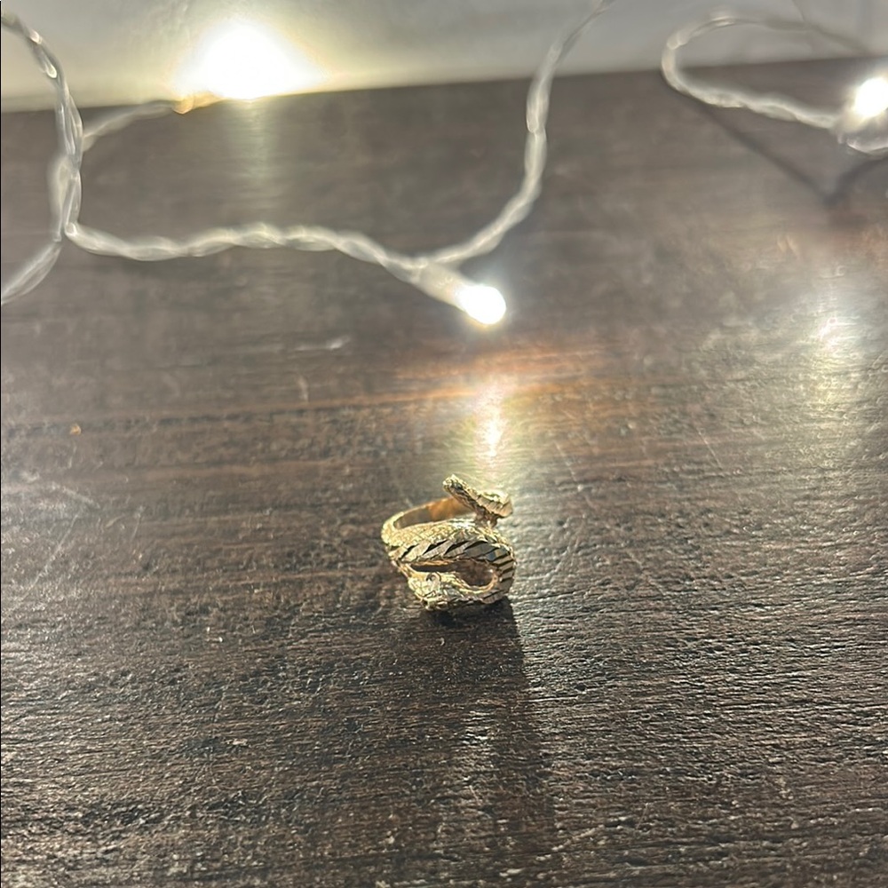 Gold Snake Ring
